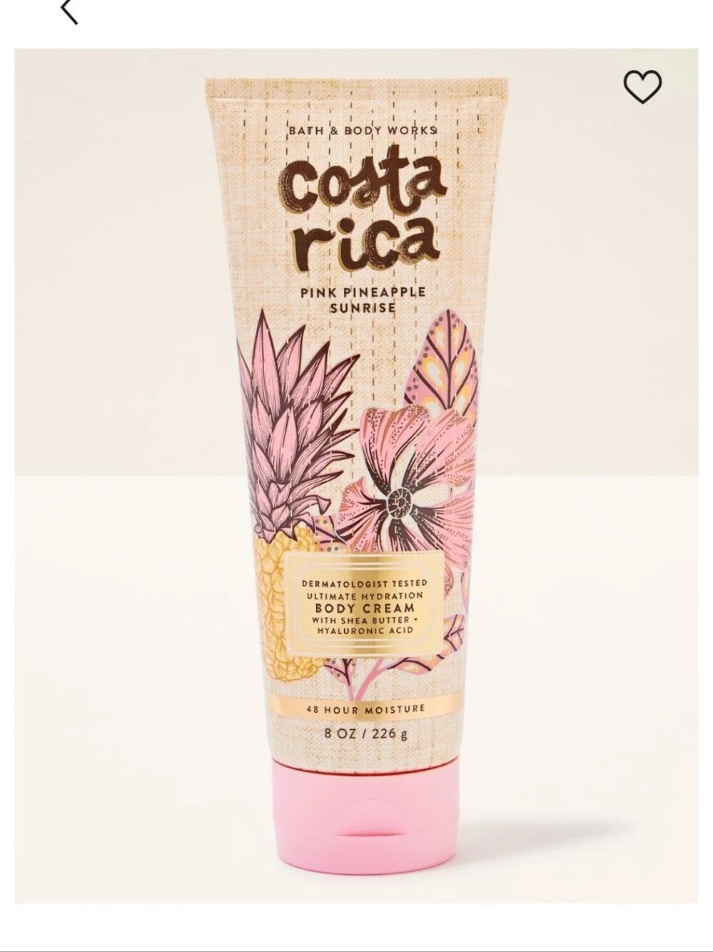 Bath & Body Works Pink Pineapple Sunrise Ultimate Hydration Body Cream